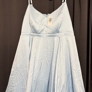 Brand New! Mini Skater Dress-With Freebie Duster!